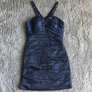 Navy CockTail Dress